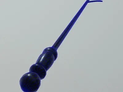 Fire Poker Low-poly 3D model