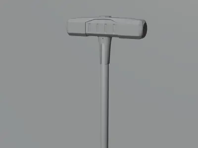 sladge hammer textured Free low-poly 3D model