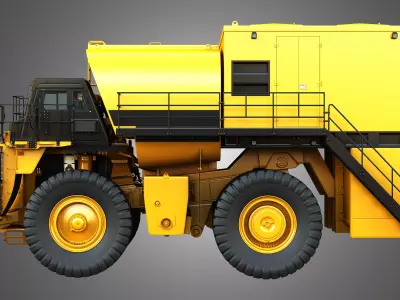 785D Fuel and Lube Truck 3D model