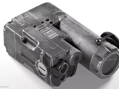 Tactical laser device 3D model