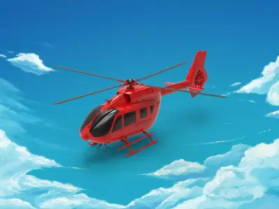 Eurocopter EC145 3D print model