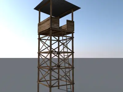 Watch Tower 3D model get