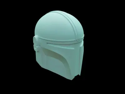Mandalorian Helmet 3D model buy