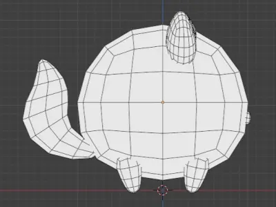 Cute Stylized Animals Collection Low-poly 3D model