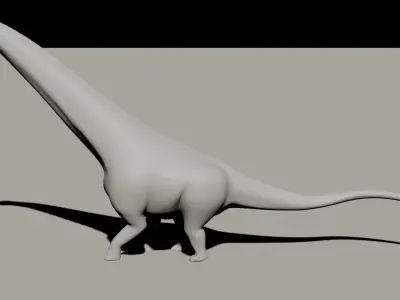 futalonksaurus dinosaur 3D model