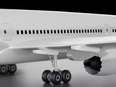 Boeing 787-8 Dreamliner 3D model by drowslee