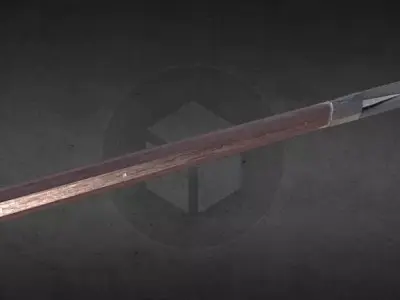Spear Sword Free low-poly 3D model