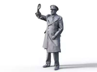 figure captain for ship model 3D print model