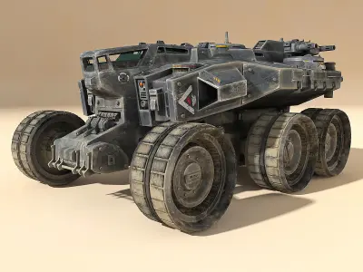SciFi Heavy Vehicle 3D model