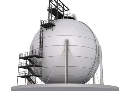 Refinery Module 3D model purchase