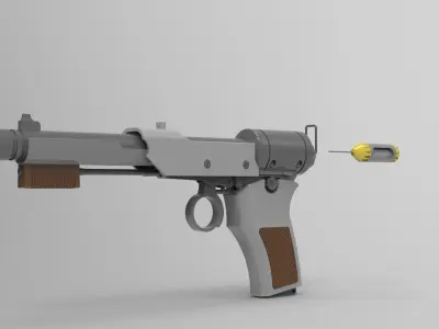 Fallout Pneumatic Gun 3D model