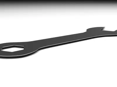 Mini Flat Wrench 3D model
