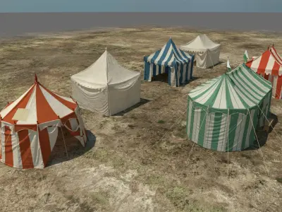 Tents 3D model