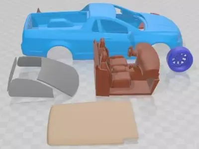 Holden VF Commodore UTE SSV 2014 Printable Car 3D print model