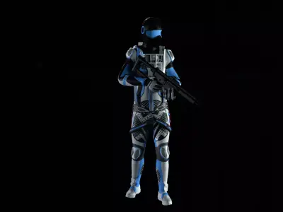 Robot Soldier - Assault Soldier 3D model