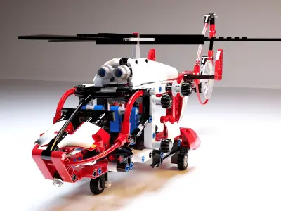Toy helicopter 3D model get