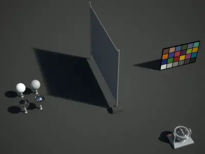 Mesh Heras Fence Low-poly 3D model