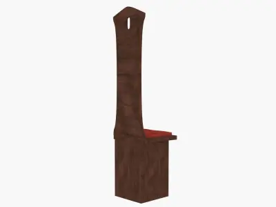 Old Ancient Chair 3D model