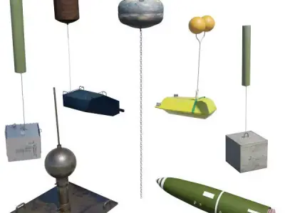 Ocean Mine Collection - MR 3D model