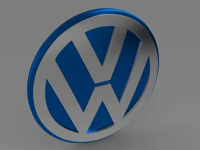  Volkswagen Group Logo 3D model