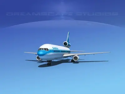 Douglas DC-10 Sabena 2 3D model
