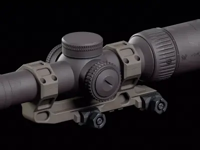 Vortex Razor Riflescope Low-poly 3D model