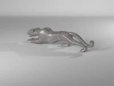 Black panther Free 3D model
