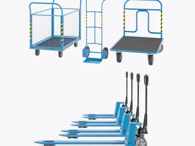 Warehouse Equipment Pack 3D model