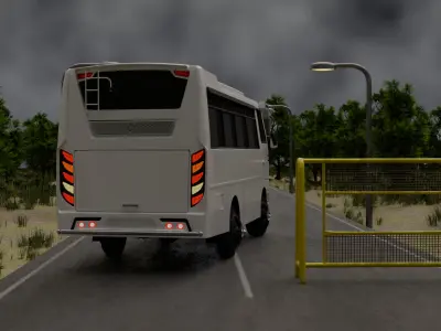 Eicher Starline Bus 3D model