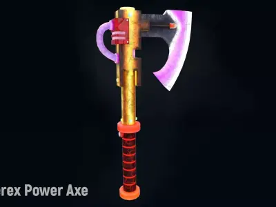 AC Hesperex Power Axe Low-poly 3D model