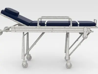 Stretcher medical 3D model