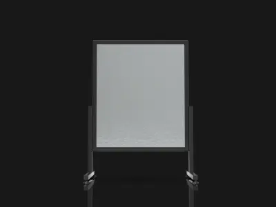 Outdoor Advertising Stand V1 3D model