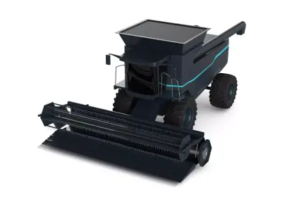Combine Harvester 3D model
