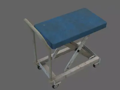 Trolley Low-poly 3D model