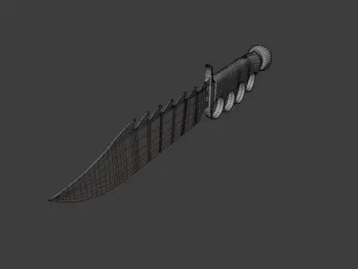 Knife Weapon-Free Free low-poly 3D model