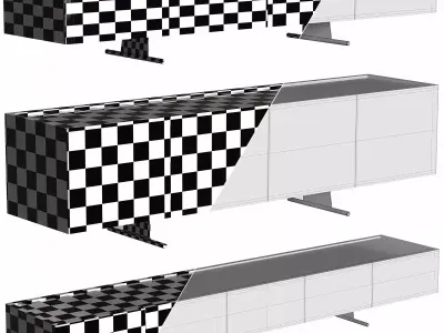 Libra Sideboard By Minotti 3D model