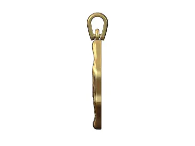 Sun wax seal pendant charm 3D print model