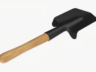 Shovel gardening 08 3D model
