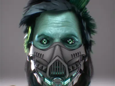 metal mask 3 3D print model