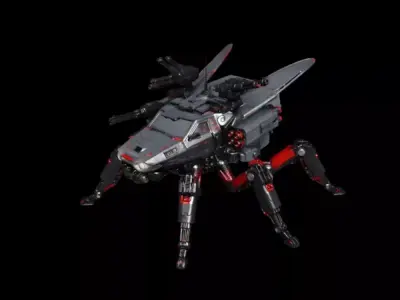 Mech tank 3D model