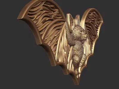 Bat pendent 3D model