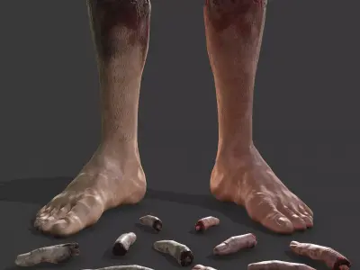 Severed Leg and Severed Fingers Pack