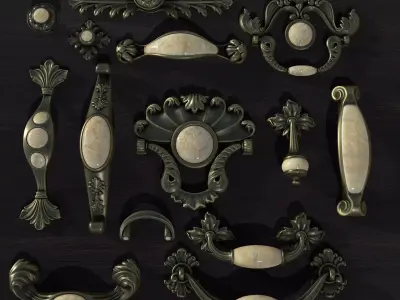 Handles Vol 04 Low-poly 3D model