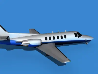 Cessna Citation 550 II Bravo V12 3D model