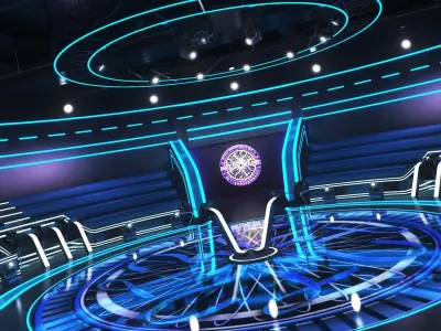 TV Game Show Collection - Who Wants to Be a Millionare and Celebrity Family Feud 3D model