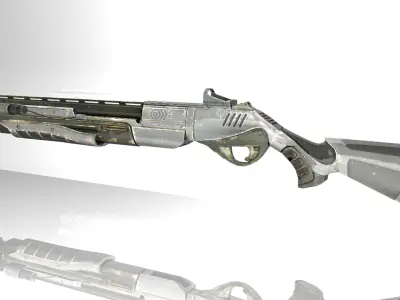 Modern Shootgun Accesories Low-poly 3D model