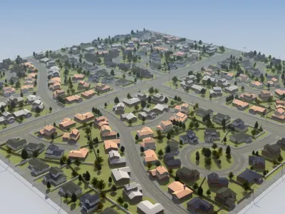 Residential Development 3D model