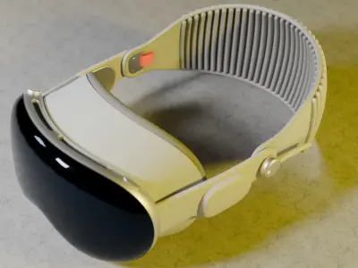 Apple Vision Pro Low-poly 3D model