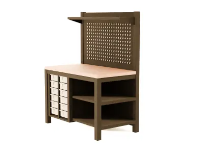 Game ready  workbench Free 3D model