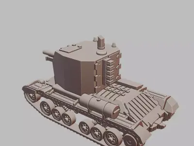 Bishop Self Propelled Gun 3D Printable  3D print model